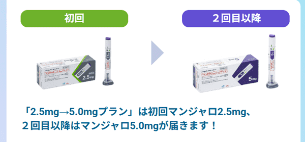 FemON（フェムオン）マンジャロ2.5mg→5.0mg