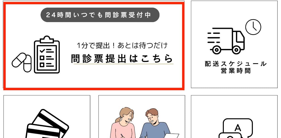 アフピル公式LINE問診表