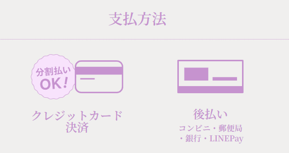 エニピルの支払い方法(エニピル 公式HP)