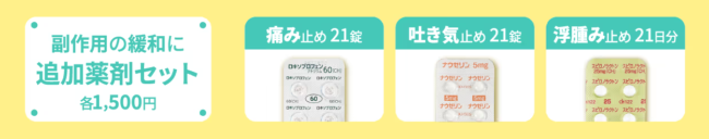 月経移動ピル(中容量ピル)の追加薬剤セット(エニピル 公式HP)
