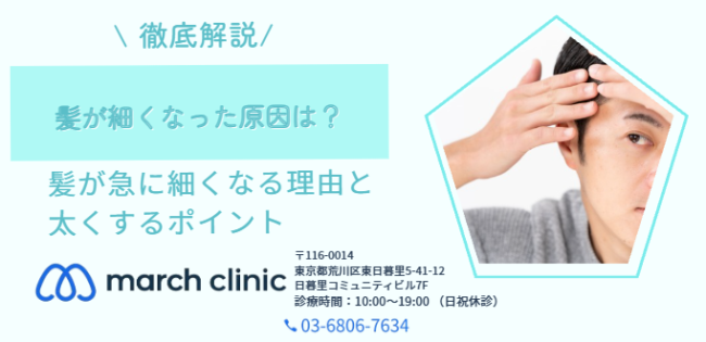 髪 細くなった 原因